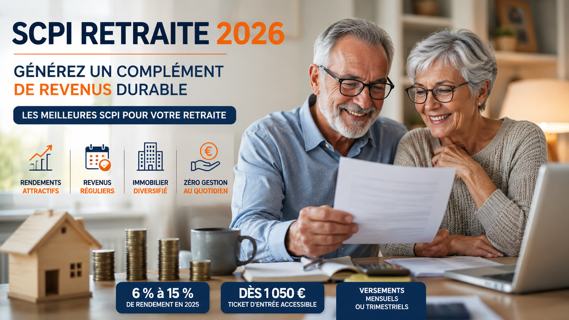 Placement retraite : les meilleures SCPI pour un complément de revenus en 2026